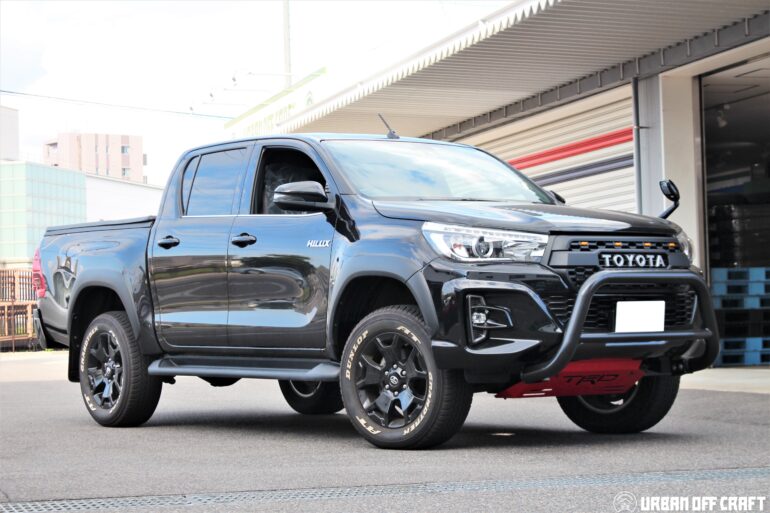 GUN125 ハイラックスをJAOS BATTLEZ リフトアップスプリングでリフト