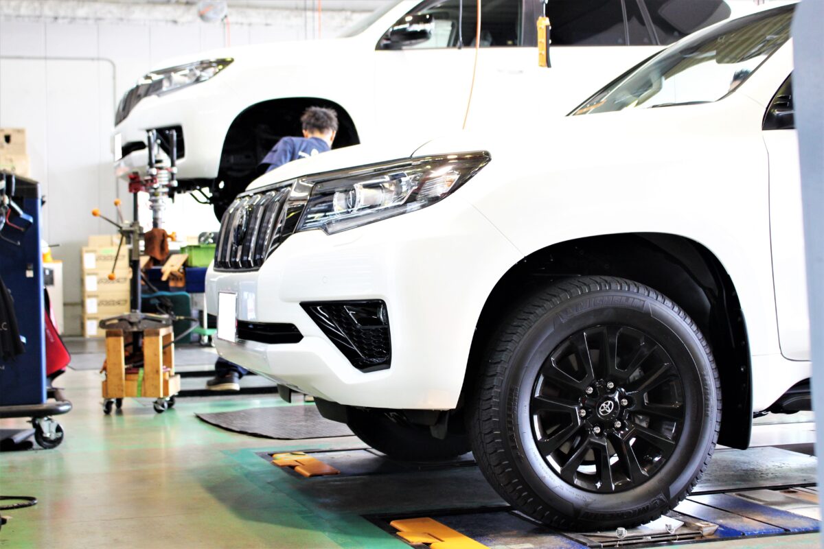 150プラドをリフトアップ！JAOS BATTLEZ リフトアップセット VFCA ver