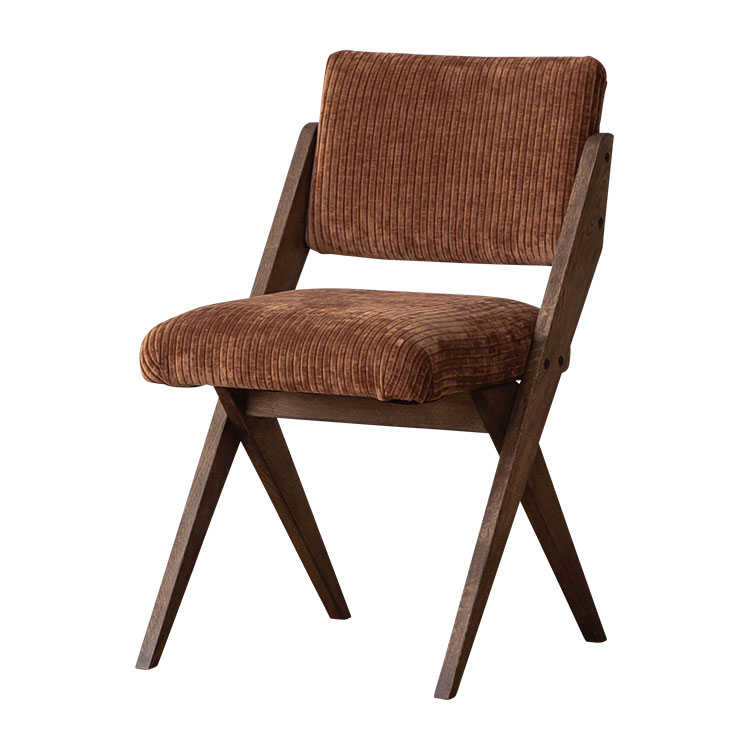 ゼットチェア 肘無 [WF-2/JACQUARD-MOCHA BR]｜チェア/スツール｜CRUSH