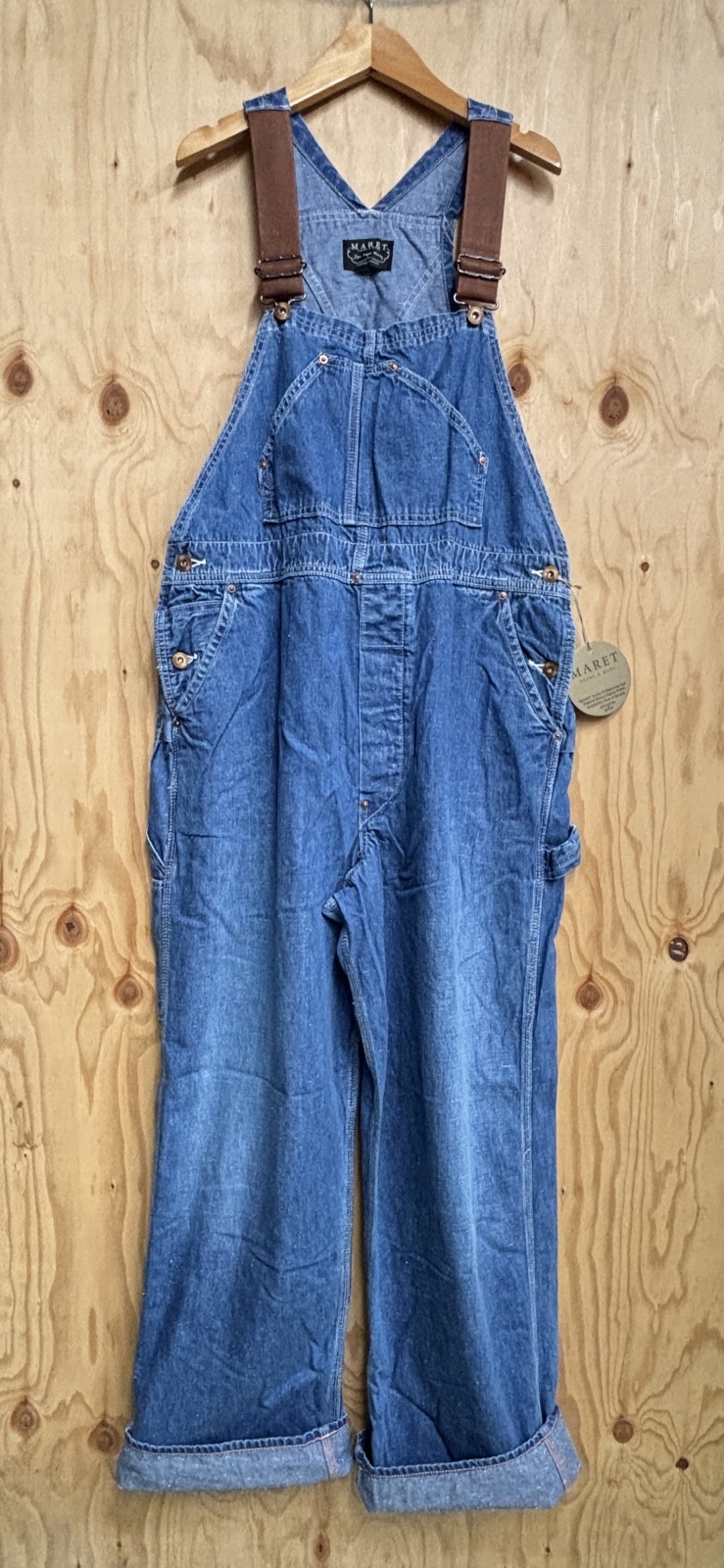 MARMARMAR デニムオーバーオール ブルー MARMARMAR デニム