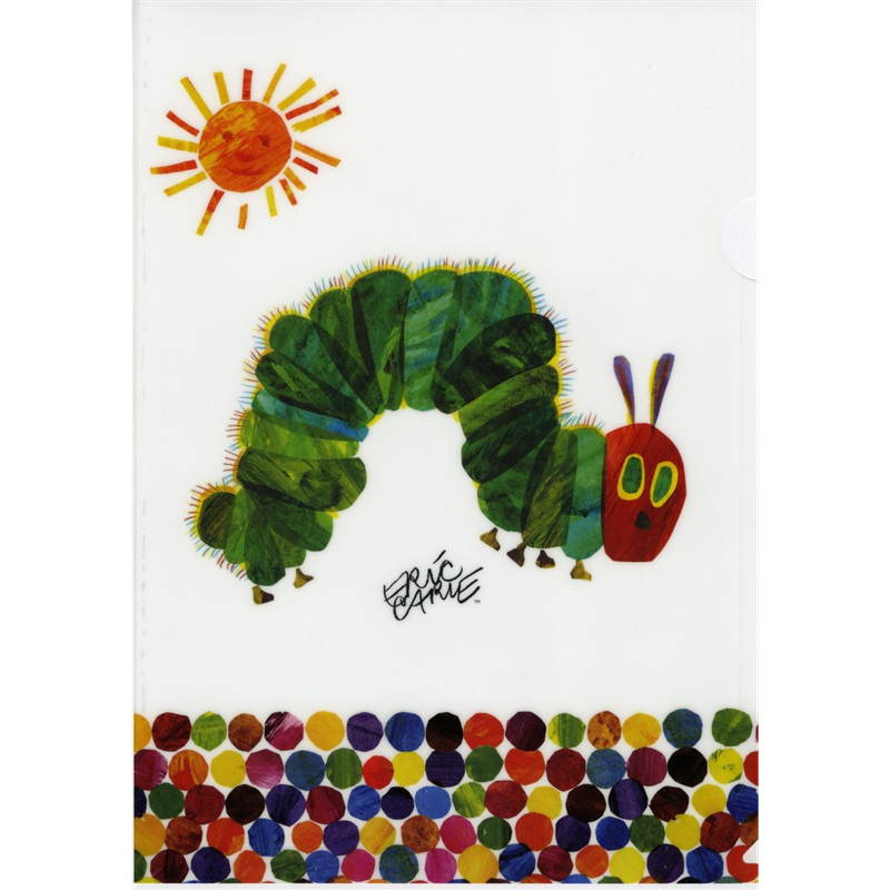 エリック・カールA4クリアファイル水玉 はらぺこあおむし｜絵本の