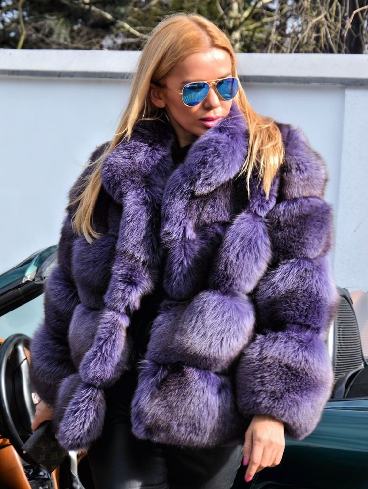 saga 【程度上】 フォックス ロングコート 117㎝ SAGAFOX fox コートの通販