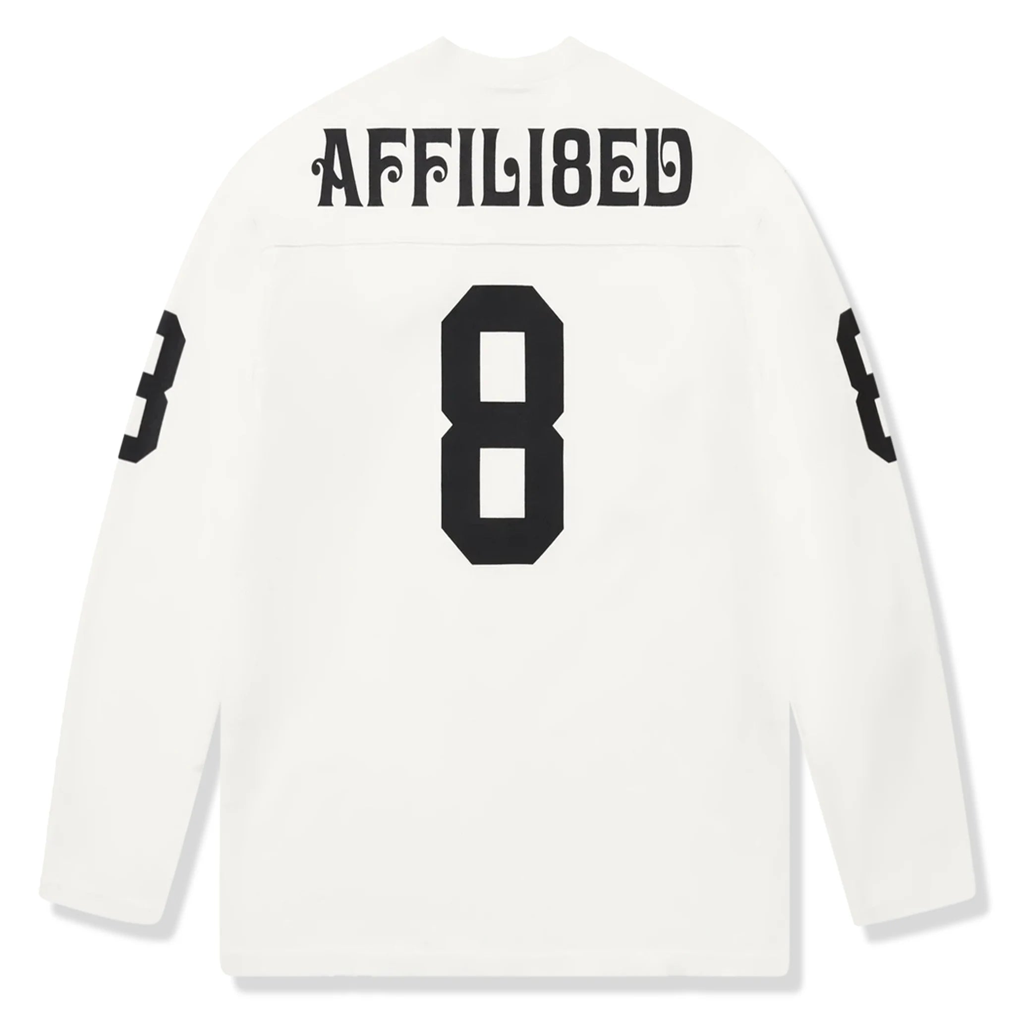 Supreme Affiliated L/S White Football Top | SS25KN34 STONE