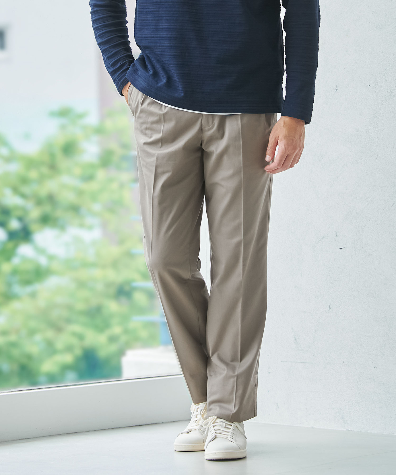 メンズ 【ベストセラー】ドライタッチ 2タック パンツ【吸汗速乾】通販