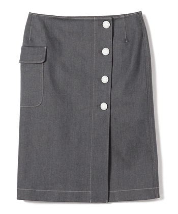 デニムラップタイトスカート 49AV JUNKO SHIMADA｜クロスプラス公式