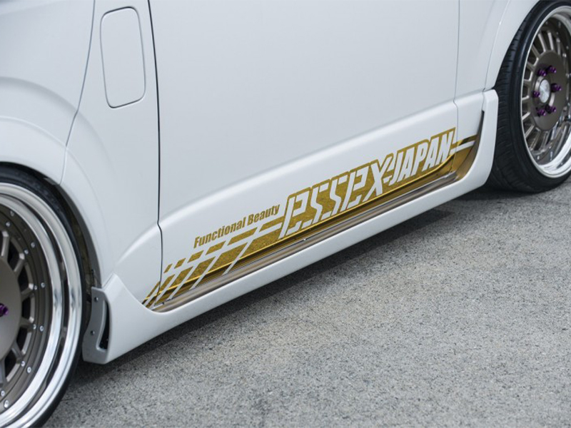 ES PROGRESSII サイドステップ FRP製 □ハイエース/レジアスエース