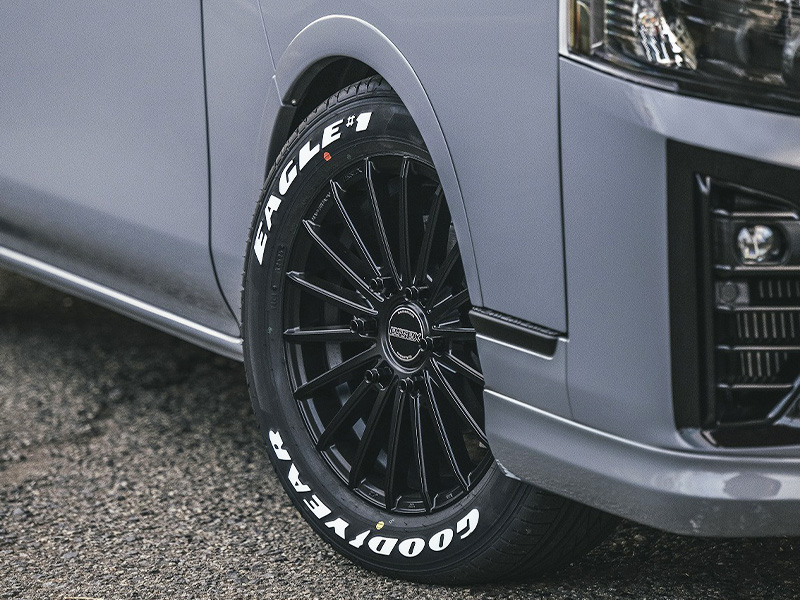 1PC》タイヤホイールセット EF-17 キャラバン用×DUNLOP 215/60R17C