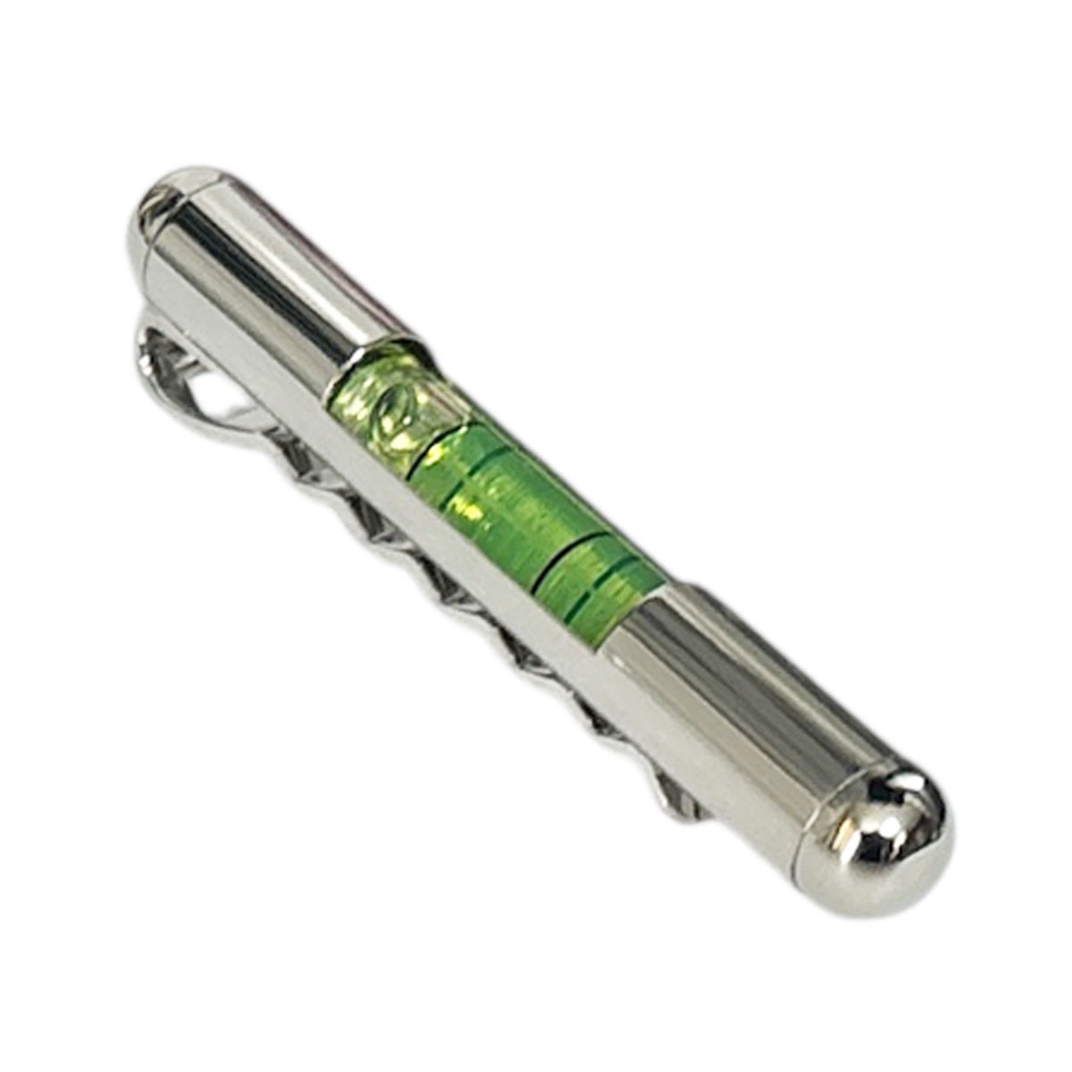 水準器（緑） ネクタイピン（タイバー）