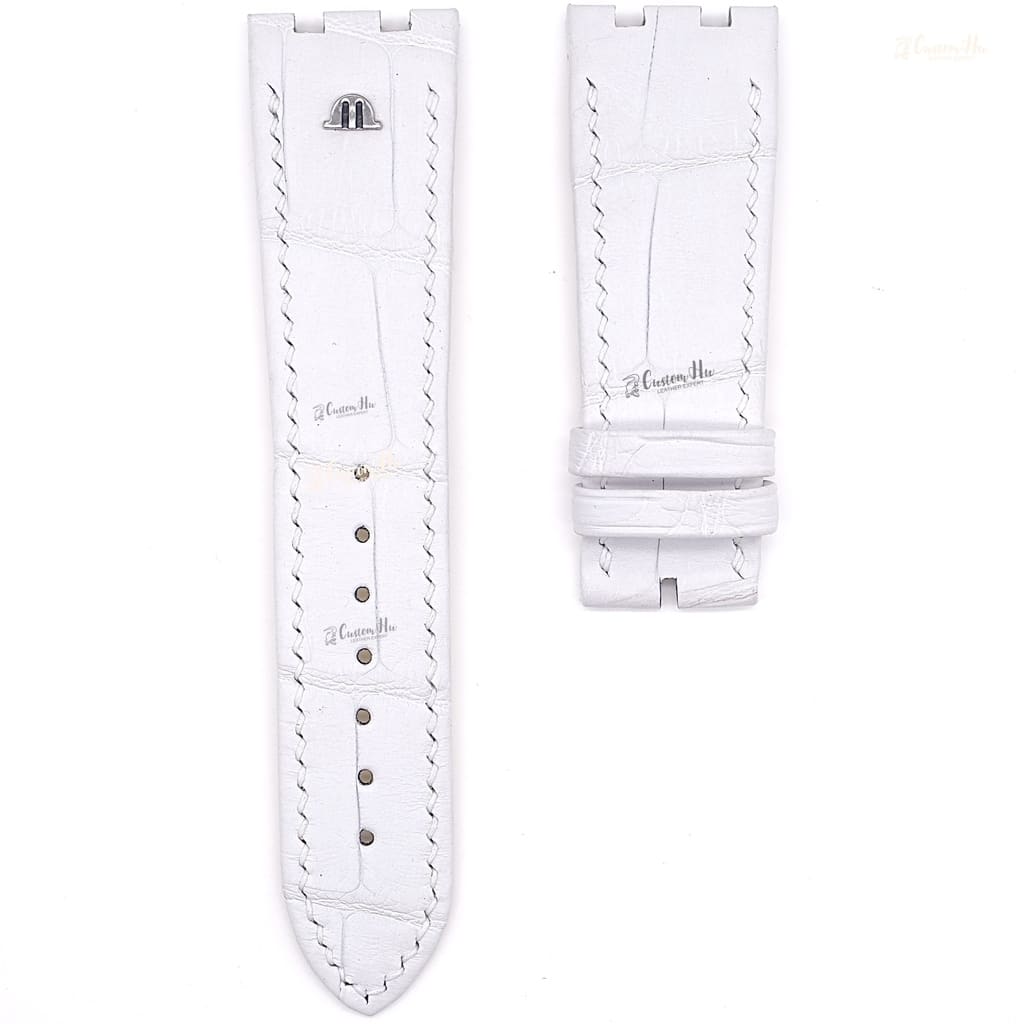 Maurice Lacroix AIKON 時計バンド 25mm アリゲーター レザー