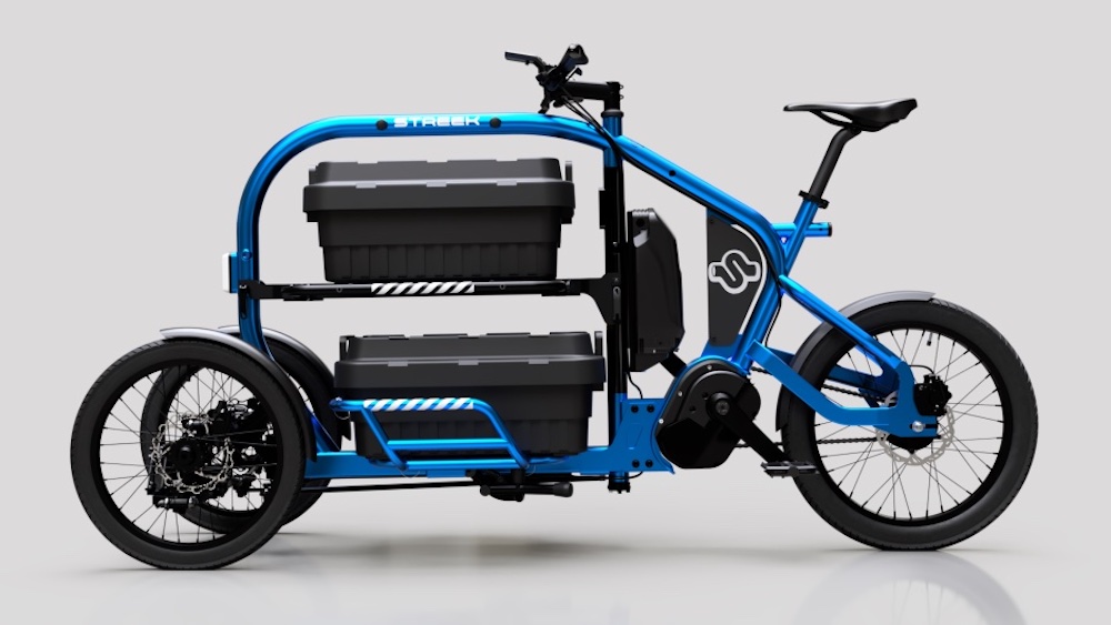 電動アシスト三輪カーゴバイク「STREEK」の先行予約が始まる