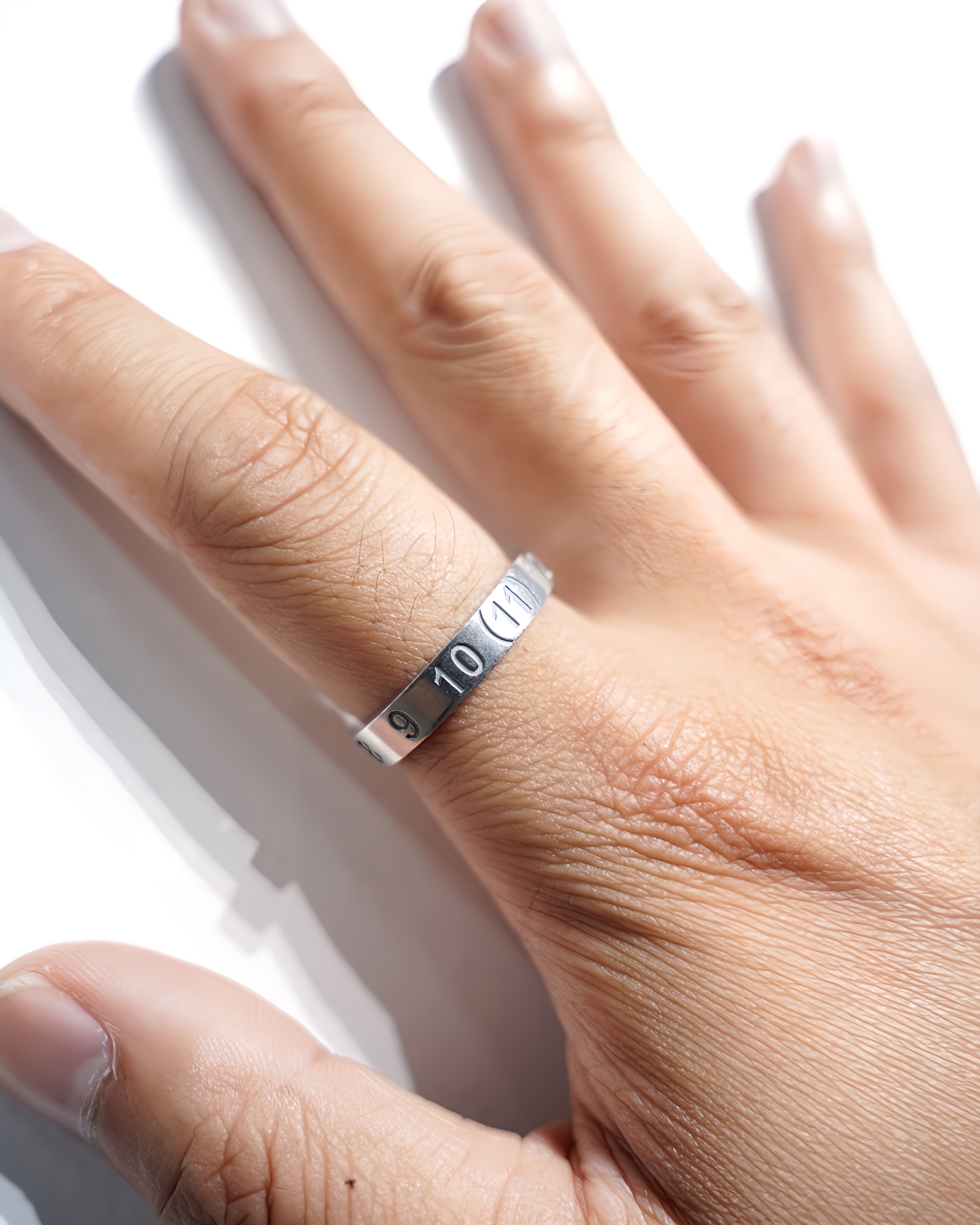 Maison Margiela-NUMBERING RING 4mm-Amanojak.