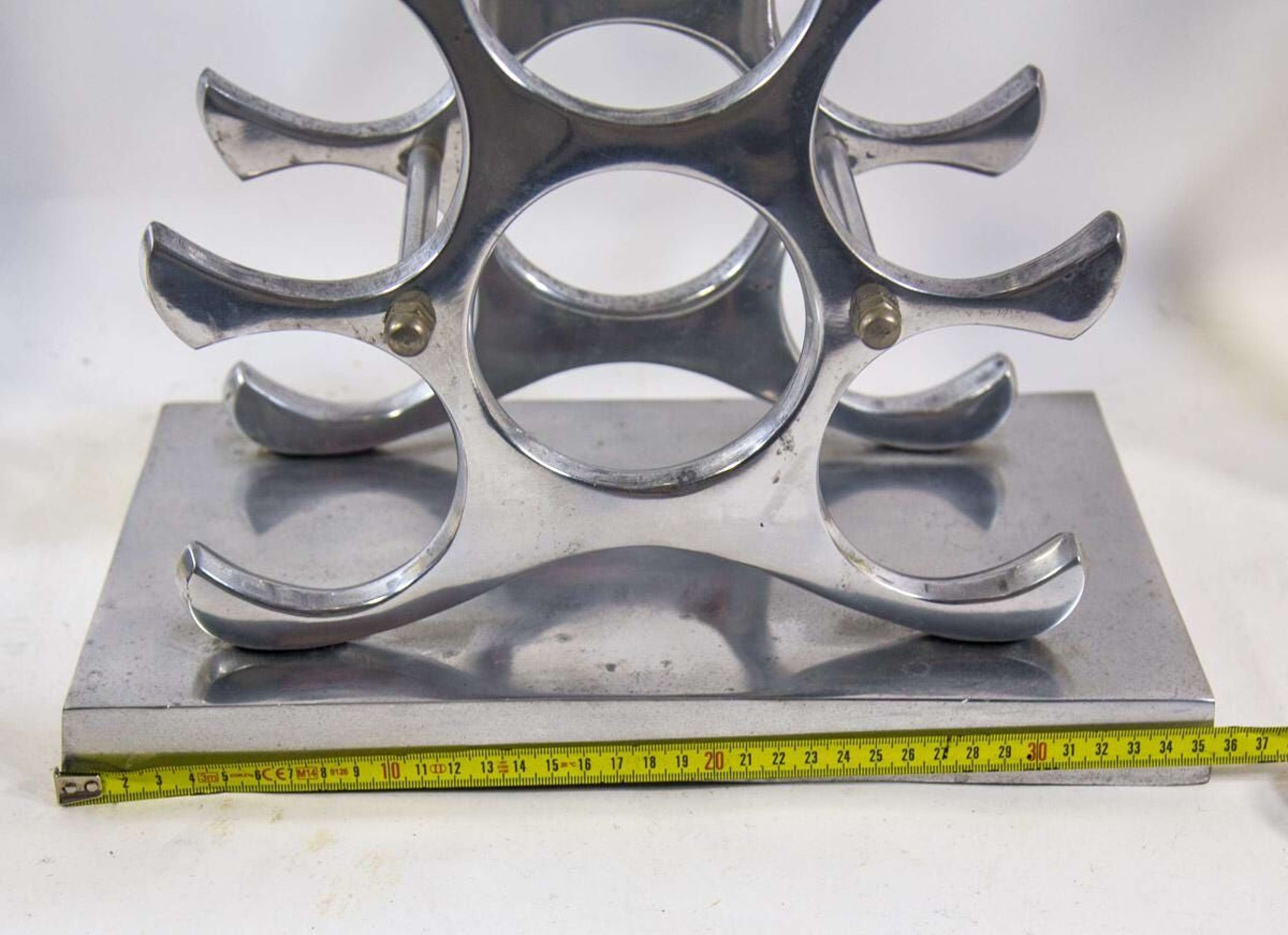 Vintage Wine Rack | Aluminium | Michael Noll | 27 Bottles in