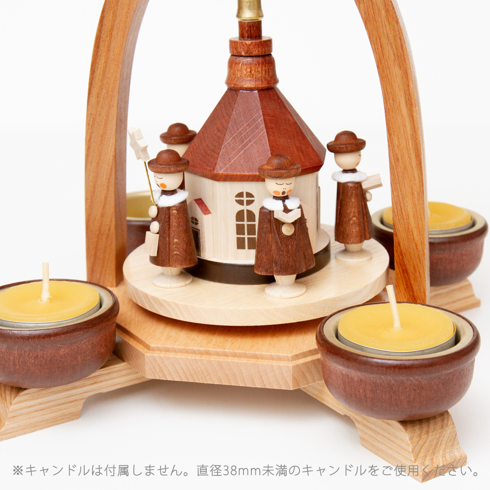 クリスマスピラミッド「ザイフェン教会と聖歌隊」[085/321T] | ANDCHILD