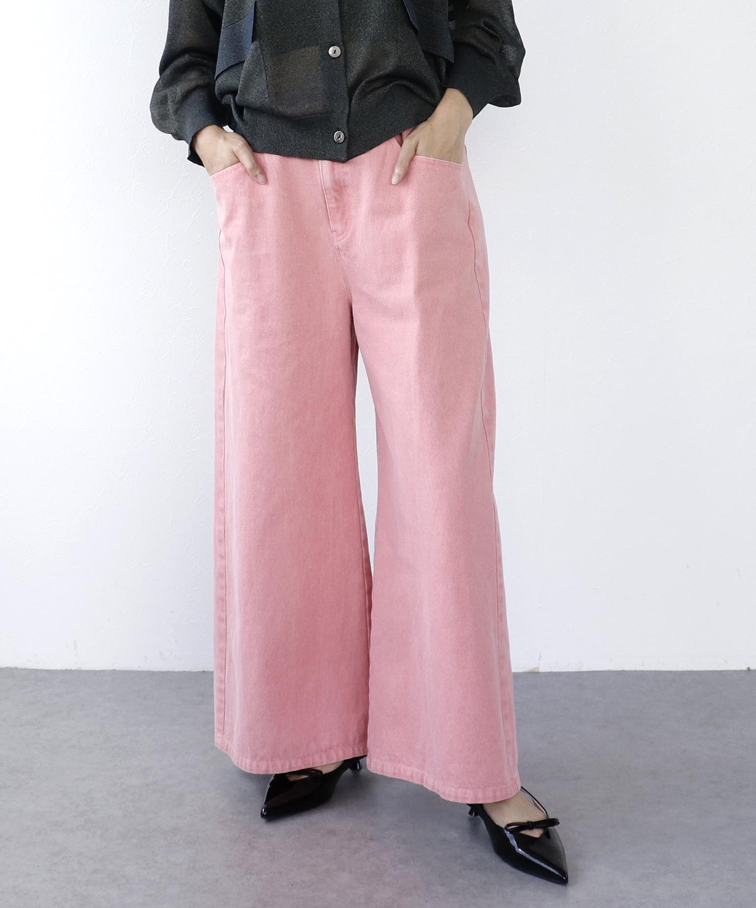 ビンテージ加工カラーデニム | AND ON JIONE STORE（アンドオン