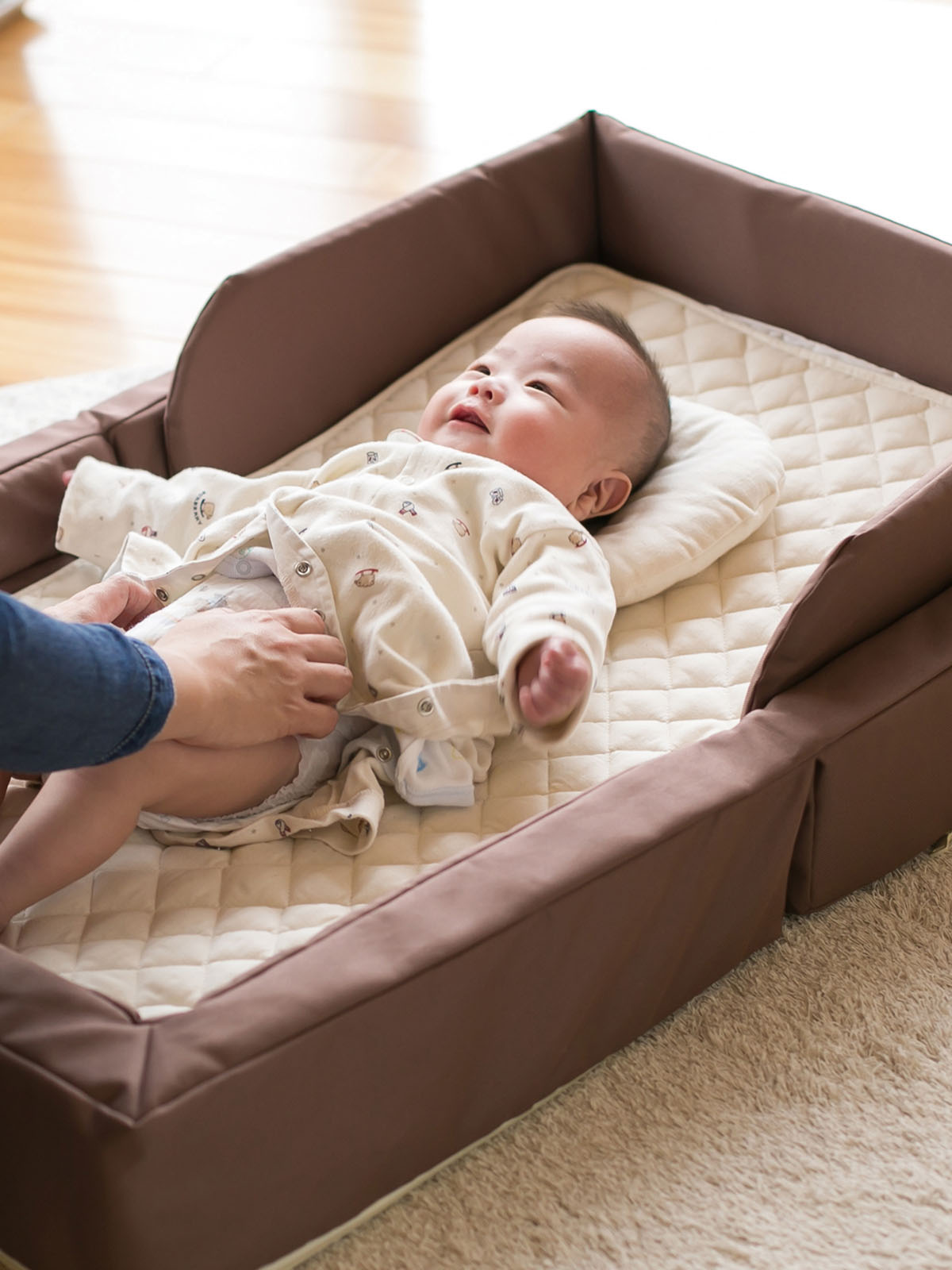 farska(ファルスカ) コンパクトベッド Free メランジグレー フリー