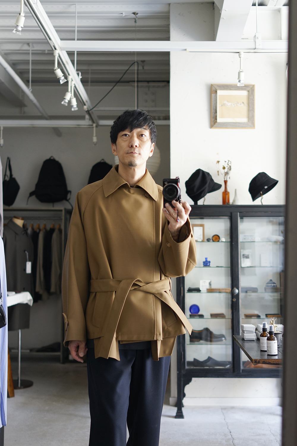 Blanc YM」Short trench coat | ANOTHER LOUNGE