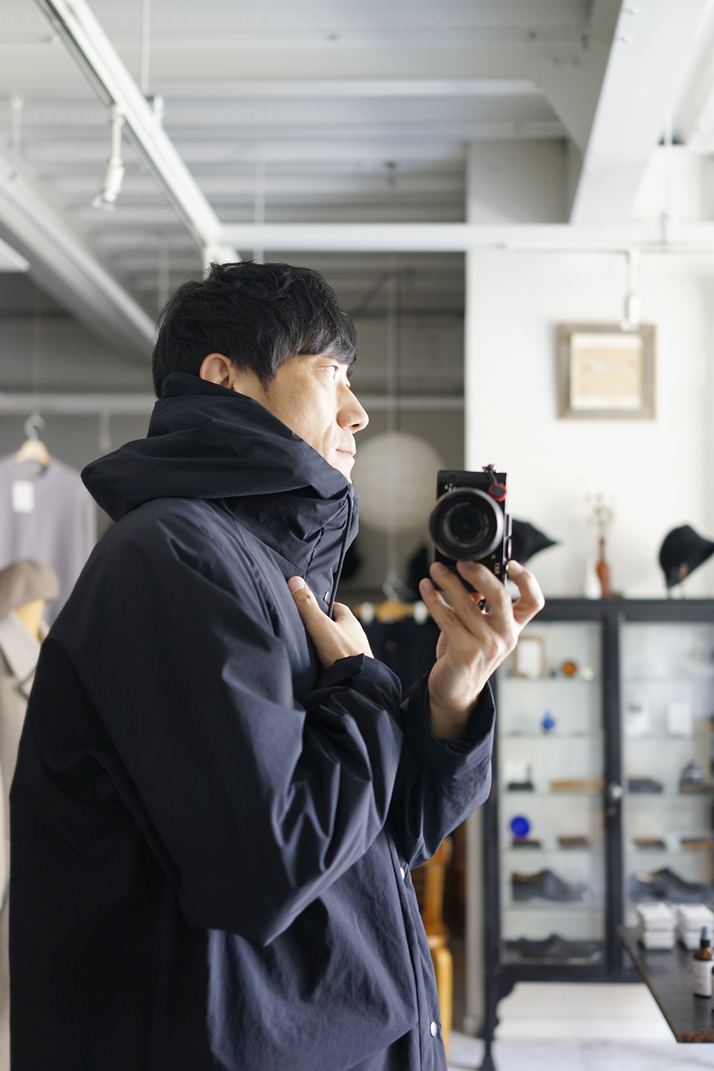 ATON」ASKO NYLON HOODED COAT | ANOTHER LOUNGE