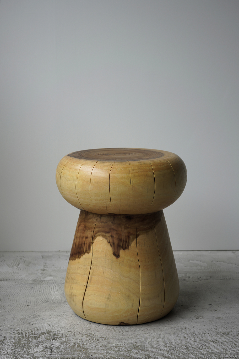 クス材スツール丸二段 | ANOTHER LOUNGE