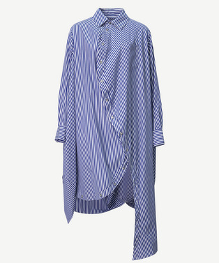 BALL SHIRT ONE PIECE(STRIPE)｜ANREALAGE OFFICIAL ONLINE SHOP