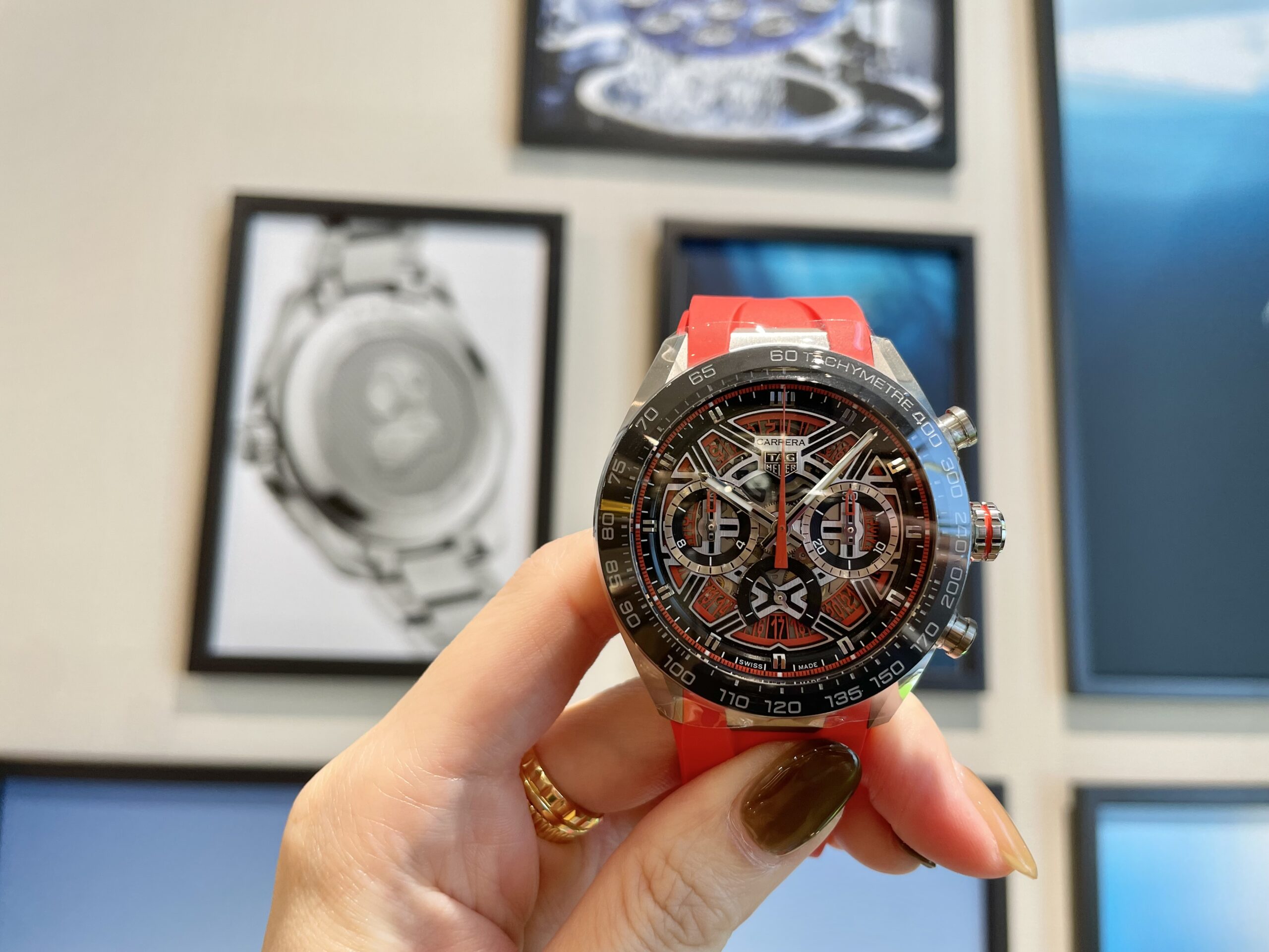 安心堂ウォッチブティック松坂屋静岡店公式ブログ 【TAGHeuer】赤が