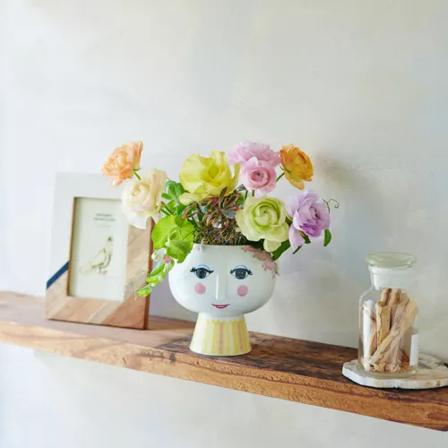 Bjorn Wiinblad（ビヨン・ヴィンブラッド）/Eva フラワーポット ピンク