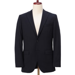 洗える ウールブレンドストレッチジャケット LES MUES スリム セット