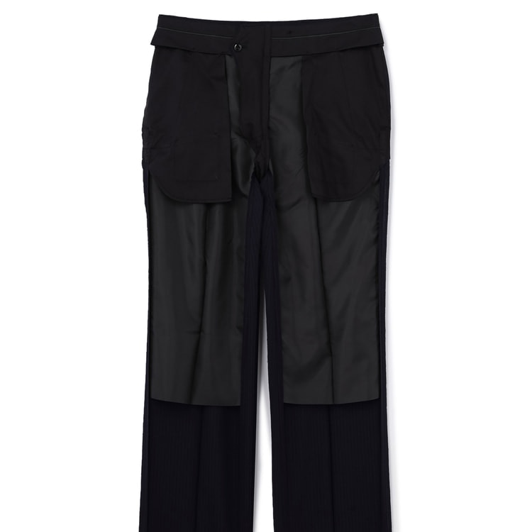 特価】【WEB限定価格】アスレチックウール スーツ 紺ストライプ