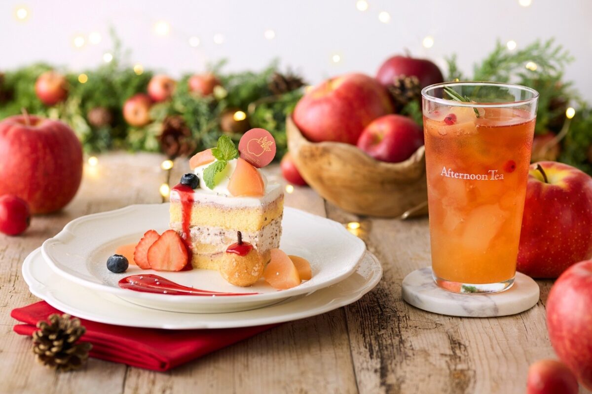 Afternoon Tea TEAROOM」にりんごクリスマスメニューが登場 | 青森