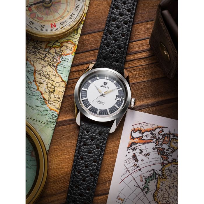 Nivada Grenchen Antarctic Glacier Manual 35020M40 Kurmalı