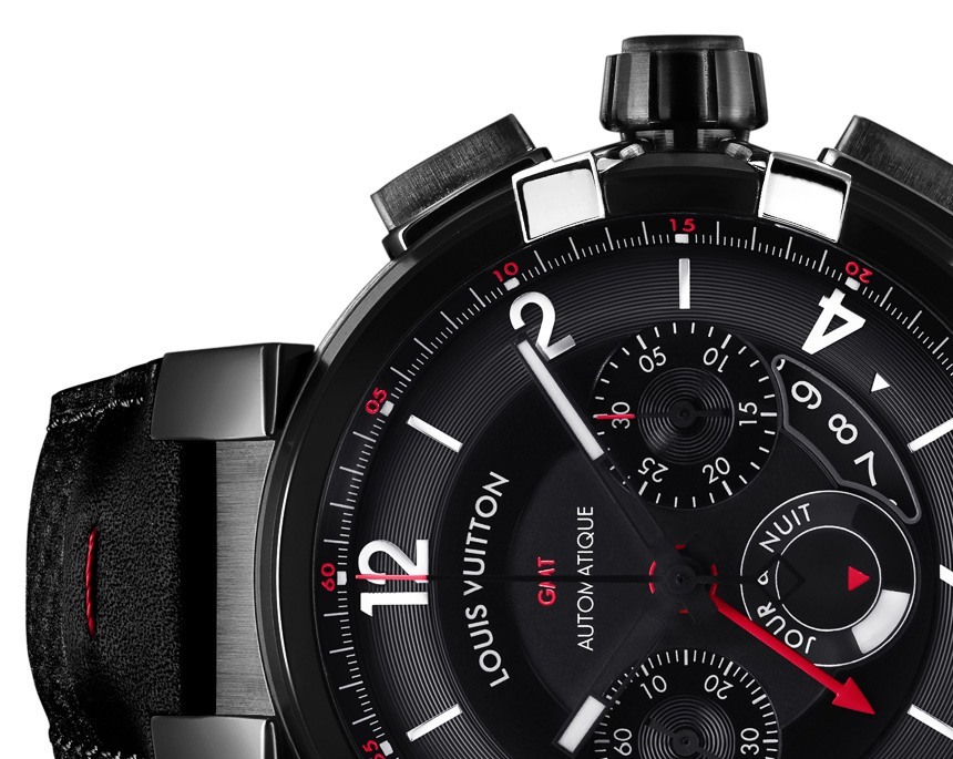 Louis Vuitton Tambour éVolution GMT In Black Watches For 2015