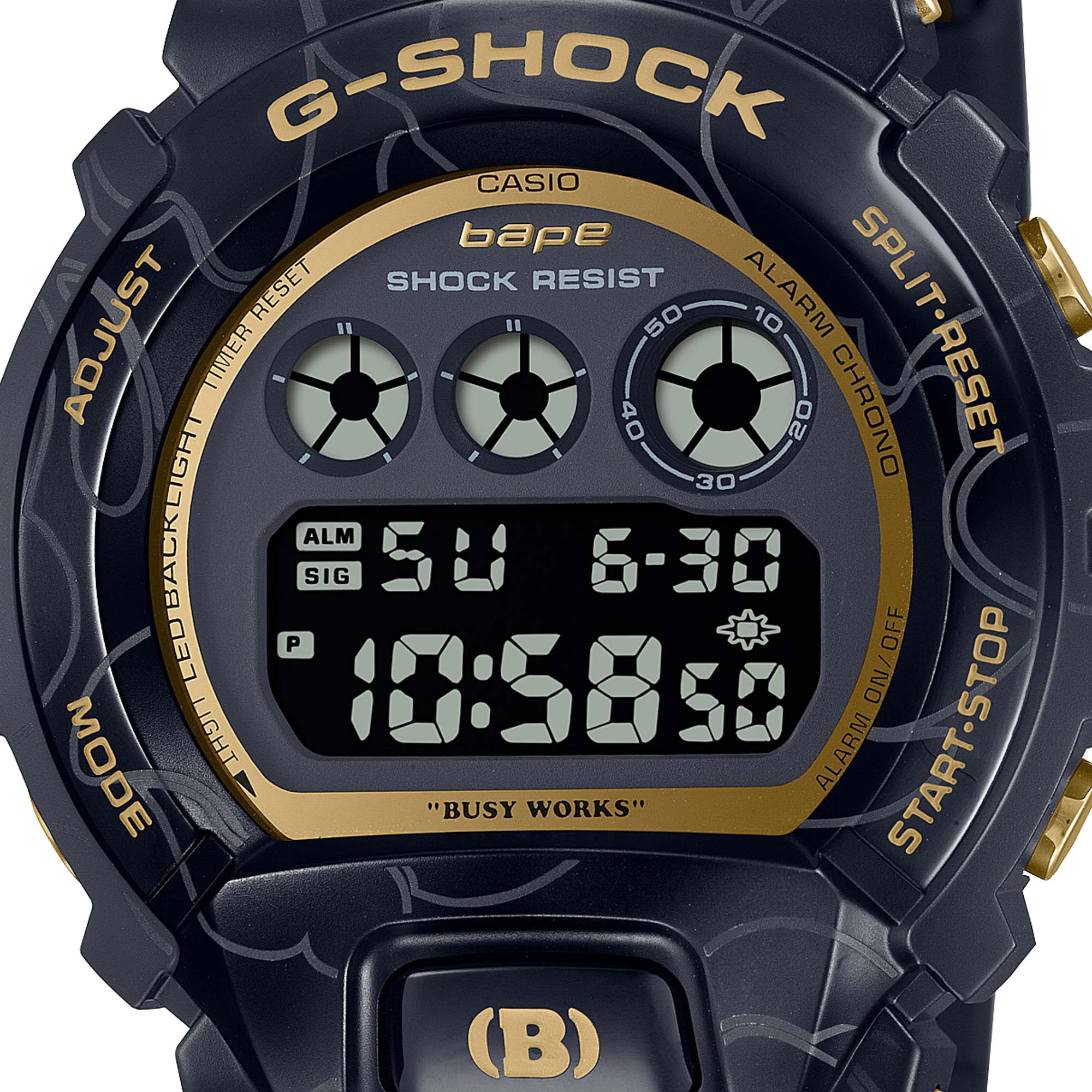 New Release: Casio G-Shock X A Bathing Ape GM-6900BAPE-1 Watch