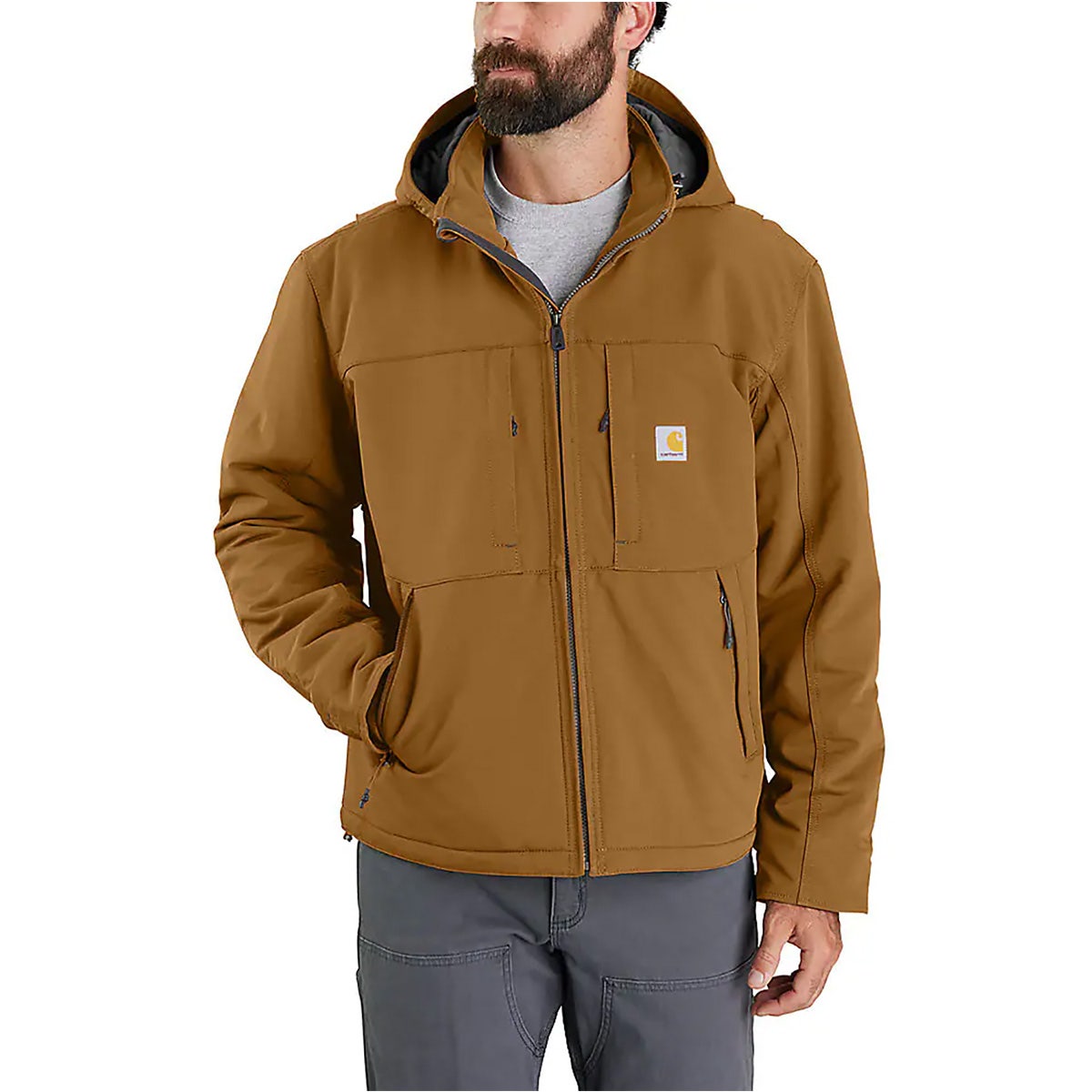 Carhartt Jackets: Men's 106006 BRN Carhartt Brown Super Dux