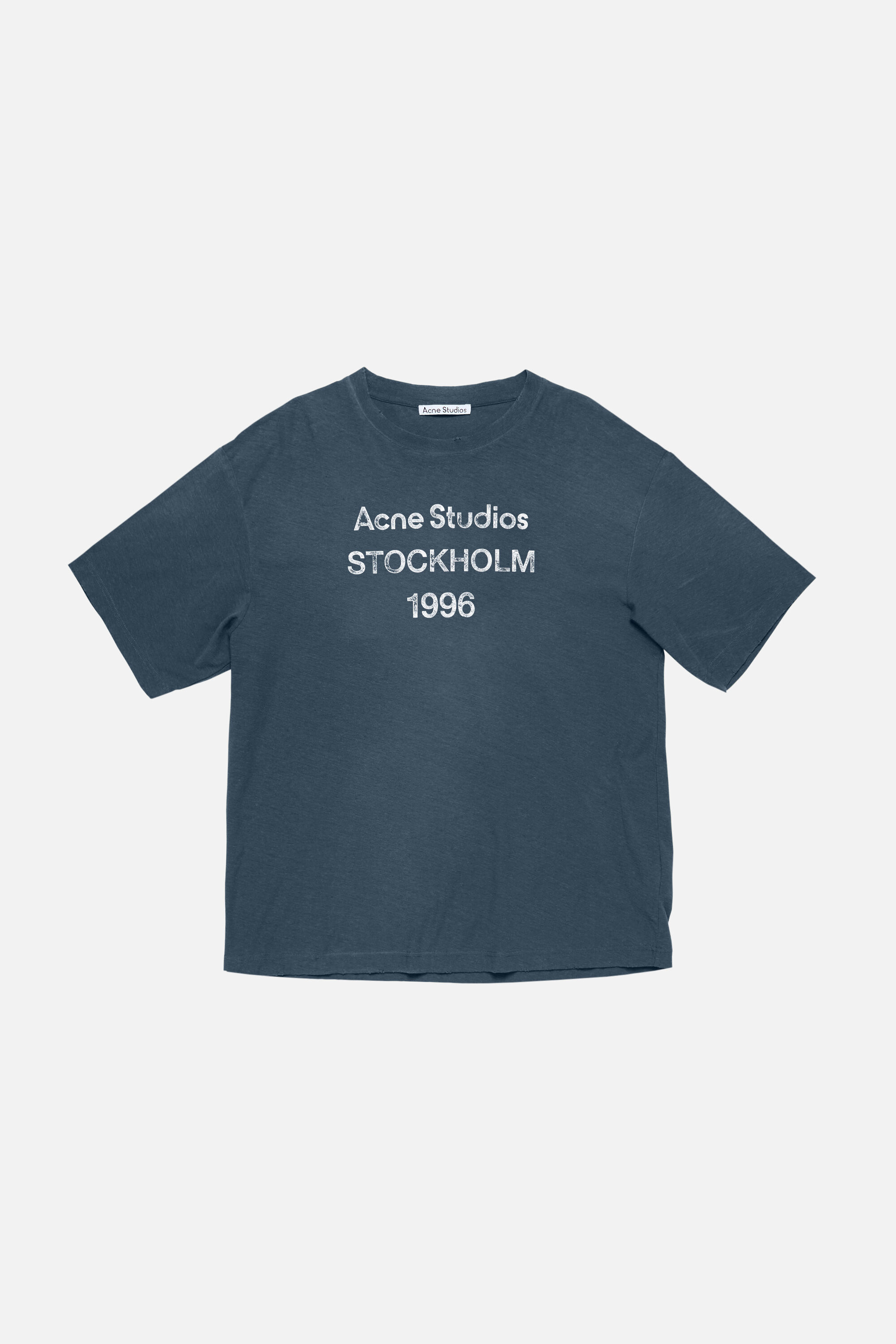 Acne Studios - ロゴTシャツ - リラックスフィット - フェイデッドブラック