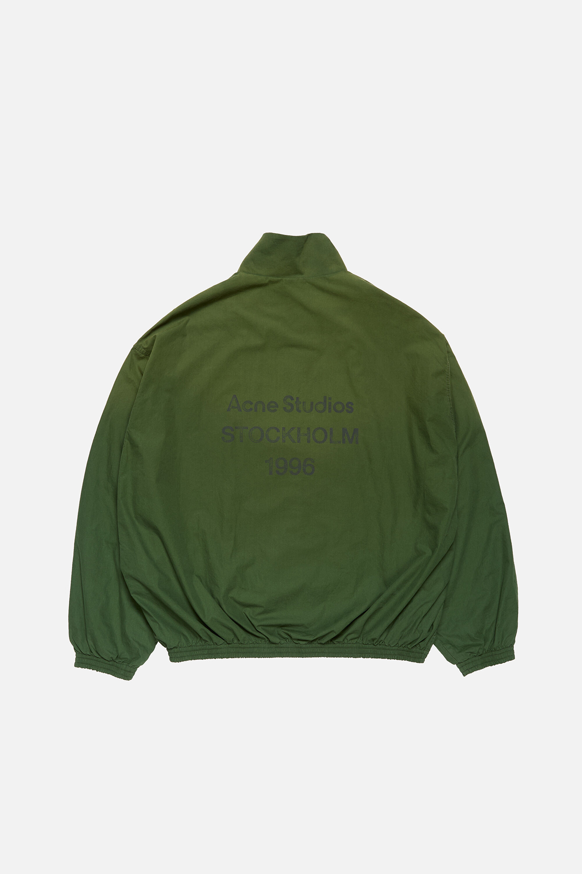 Acne Studios - Washed logo jacket - Forest green