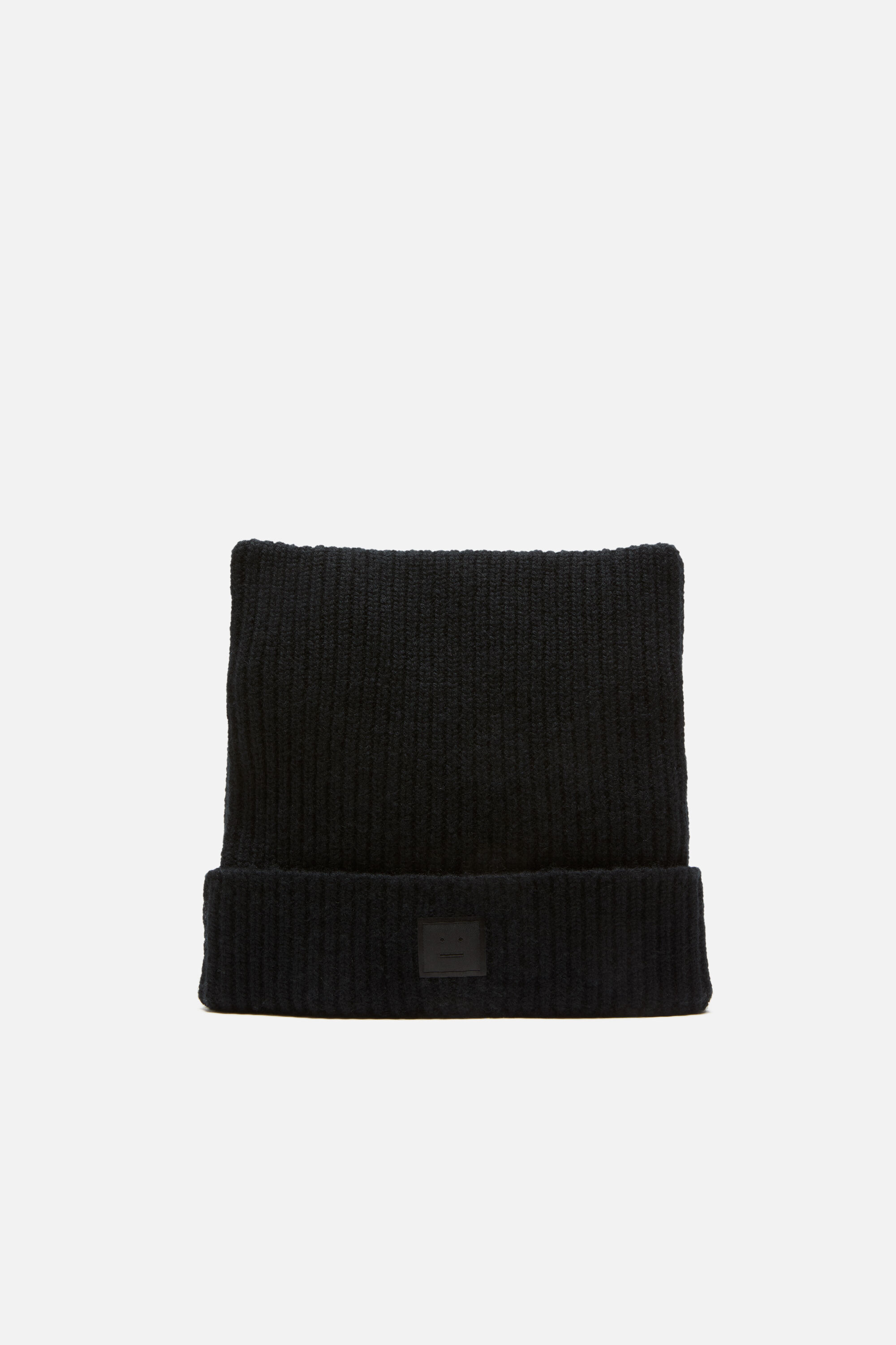 Acne Studios - Face logo square beanie - Black