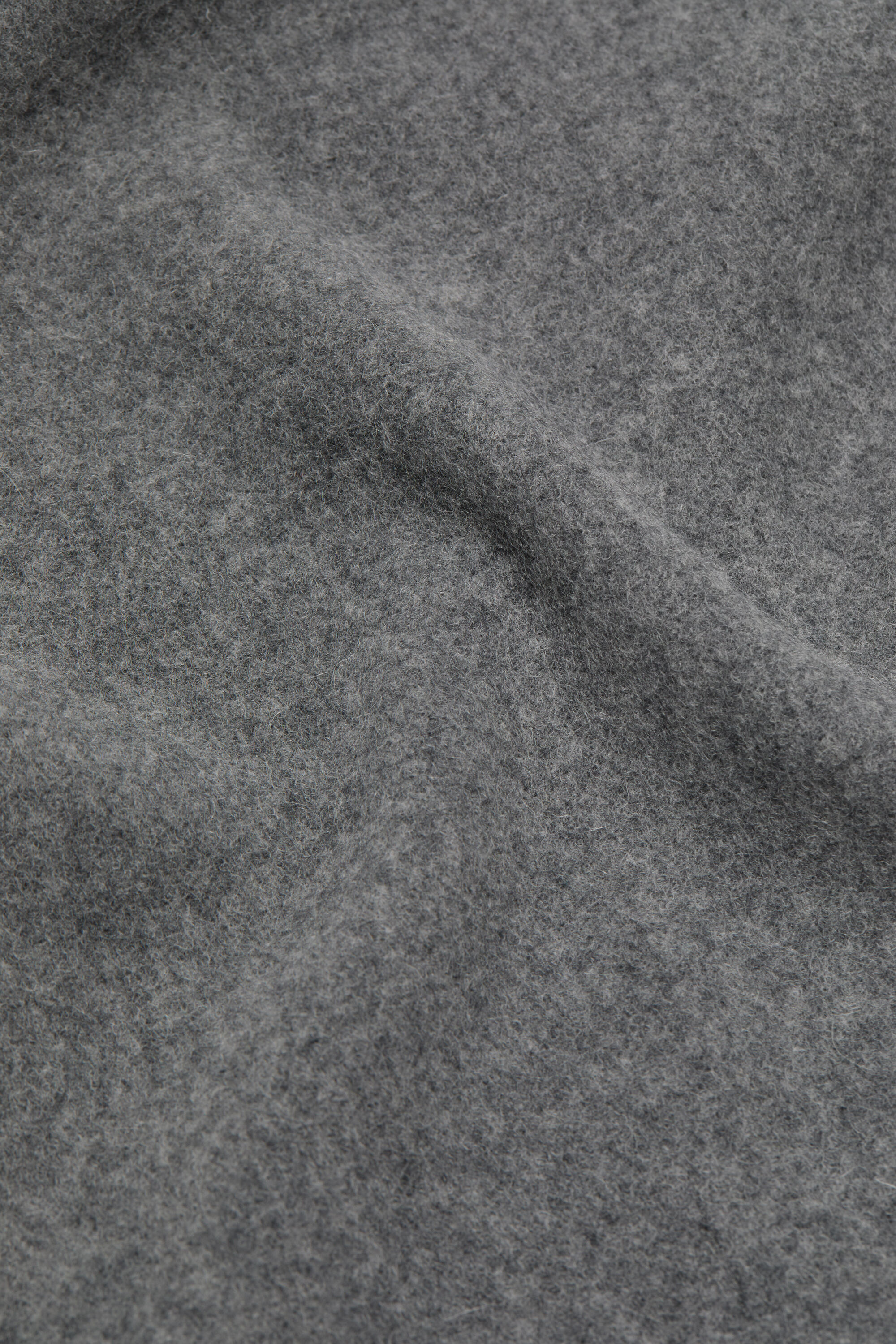 Acne Studios - カシミアフリンジスカーフ - ナロー - グレーメランジ