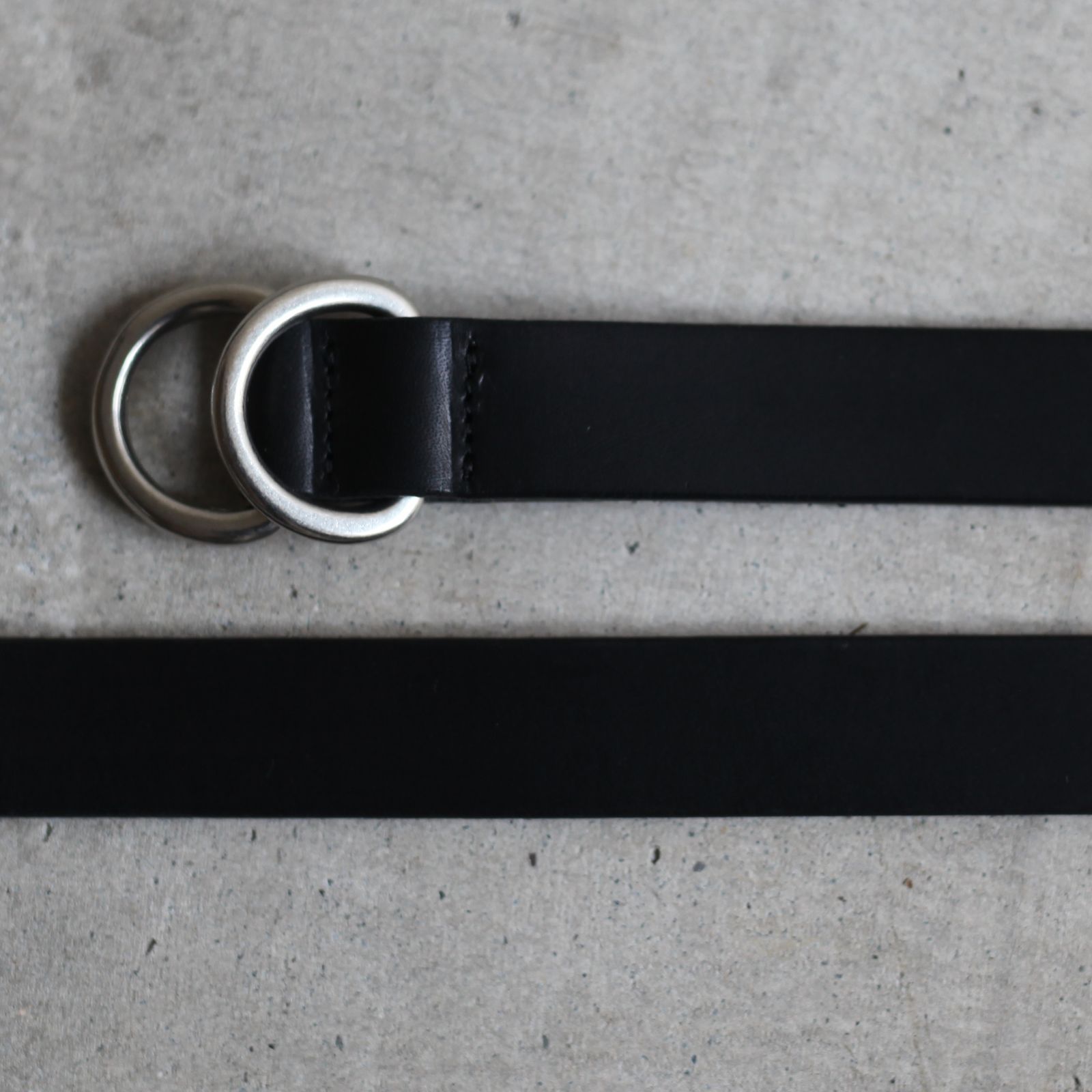 YOKO SAKAMOTO - 【再販売通知受付可能】Ring Belt Slim(BLACK×SILVER