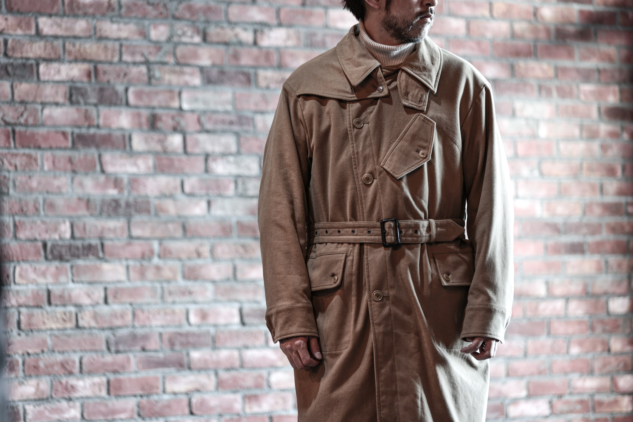 COTTON FLANNEL MOTORCYCLE COAT – ADDICT CLOTHES JAPAN