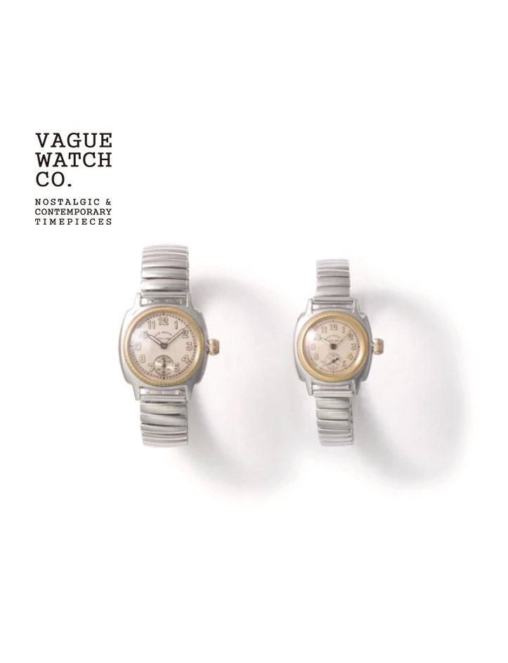 VAGUE WATCH CO. - Coussin Early - EXTENTION BELT -クオーツ式腕時計