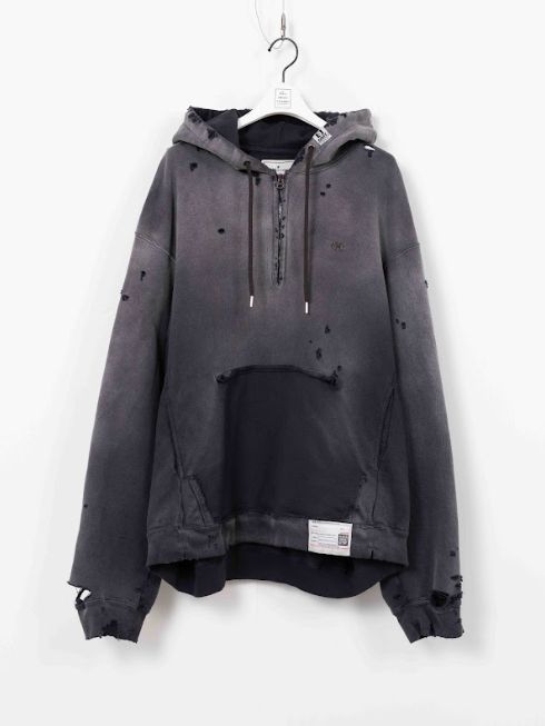 Maison MIHARA YASUHIRO - サンフェードパーカー - sun faded halfzip