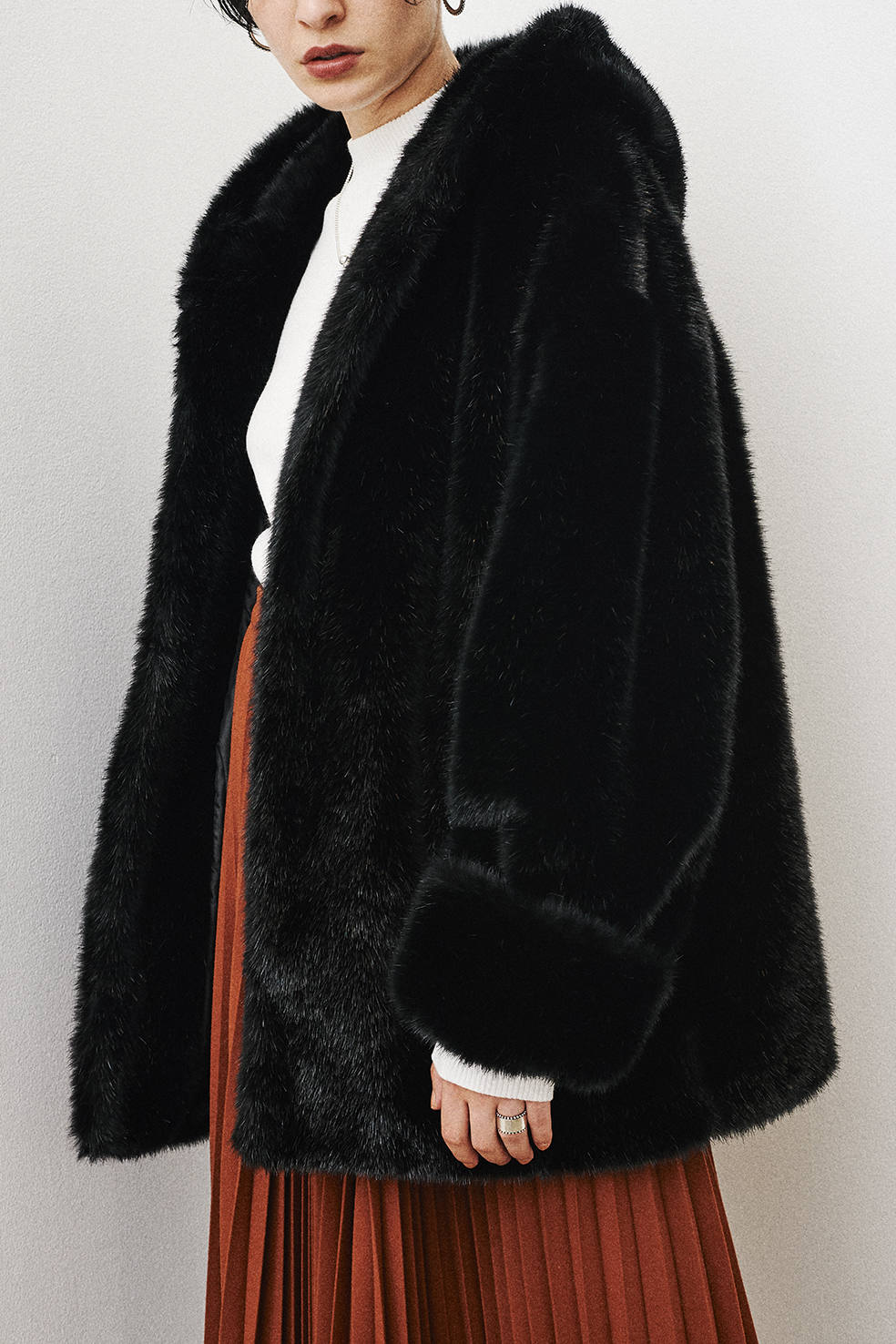 CLANE - フードファーコート - HOOD FUR COAT | ADDICT WEB SHOP