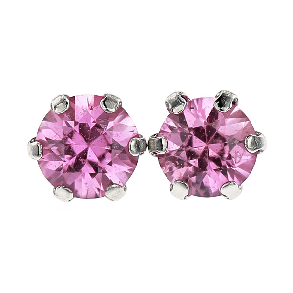 新品 未使用】ALIITA MIAU ピンクサファイア フープピアス シングル