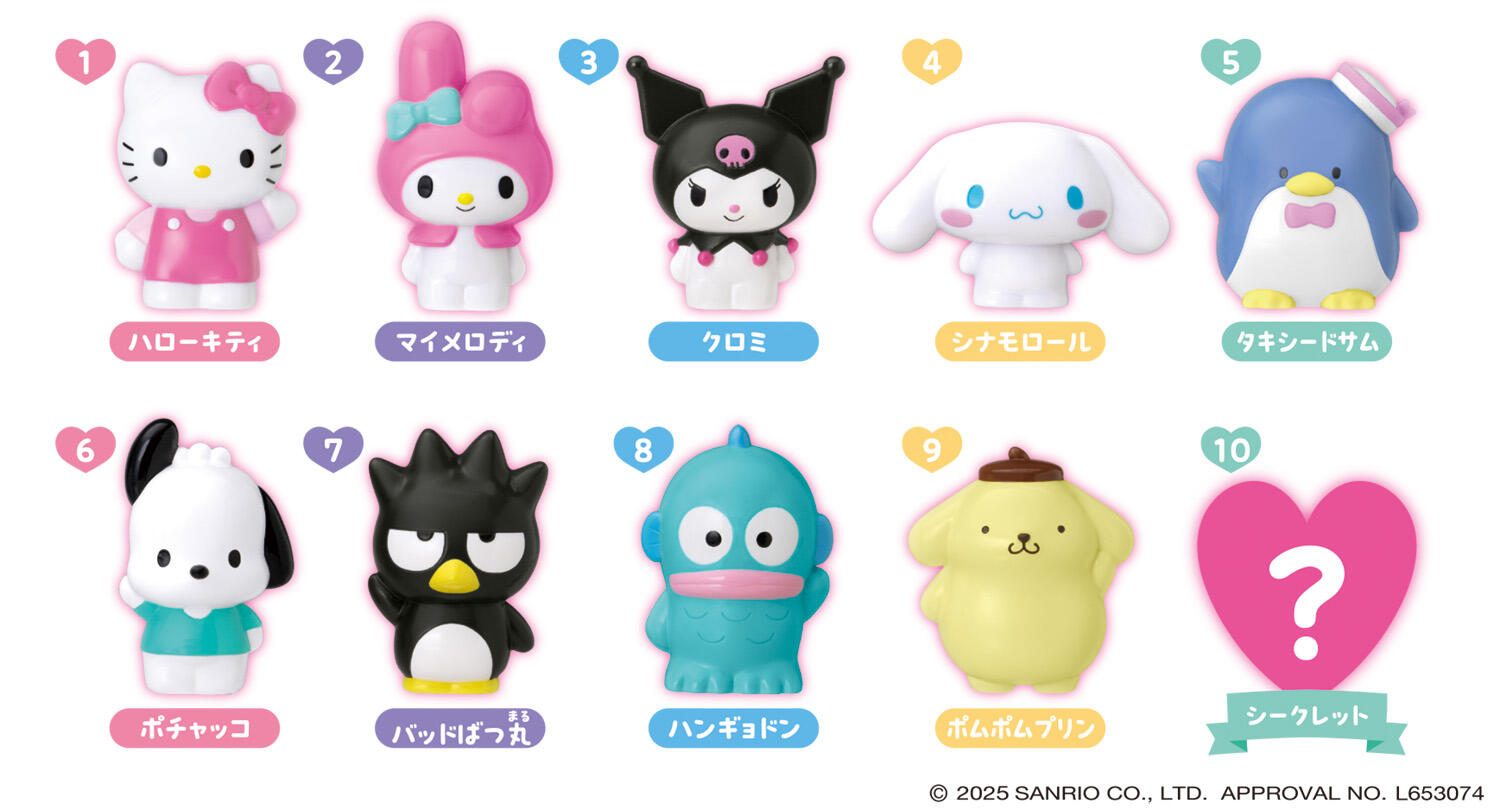 Sanrio characters ハートカプセルコレクション ～なかよしマスコット