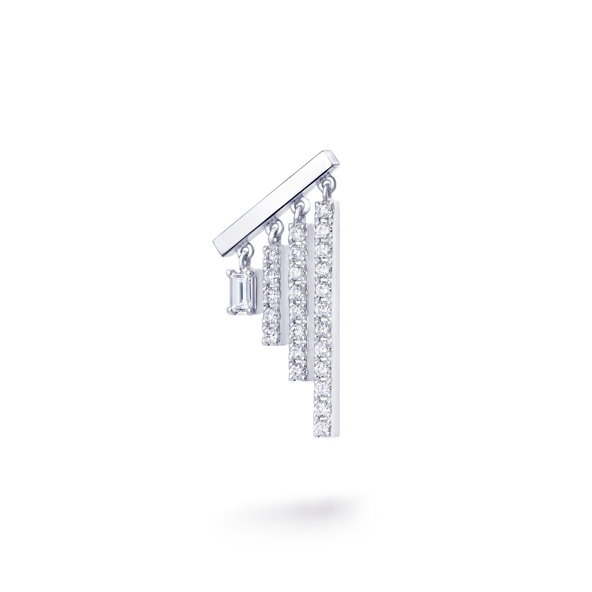 シャンデリアバゲット ピアス | AHKAH / アーカー | 【公式