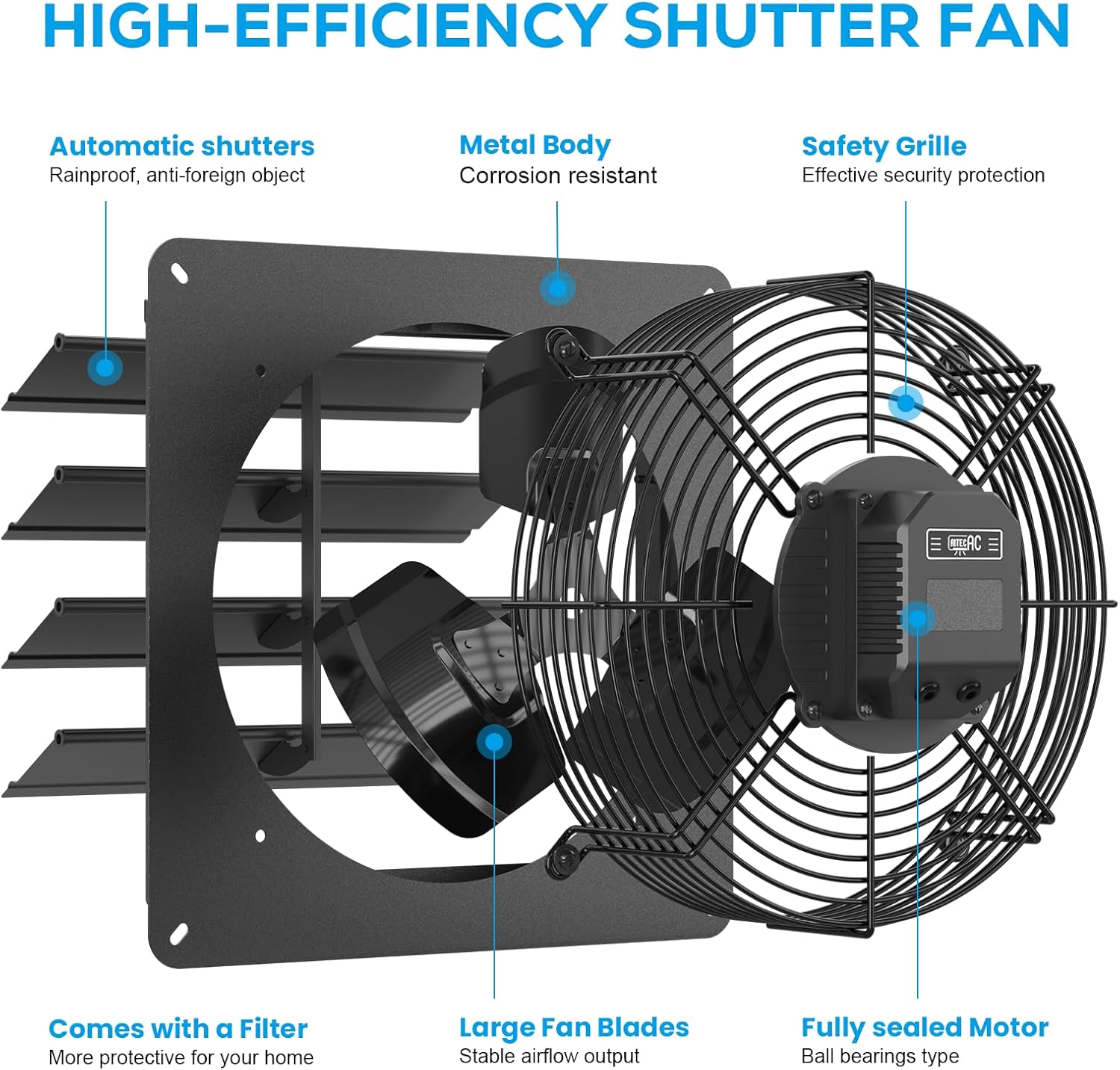 12 inch shutter-exhaust-fan-wall-mount-fan-up-to-830-cfm