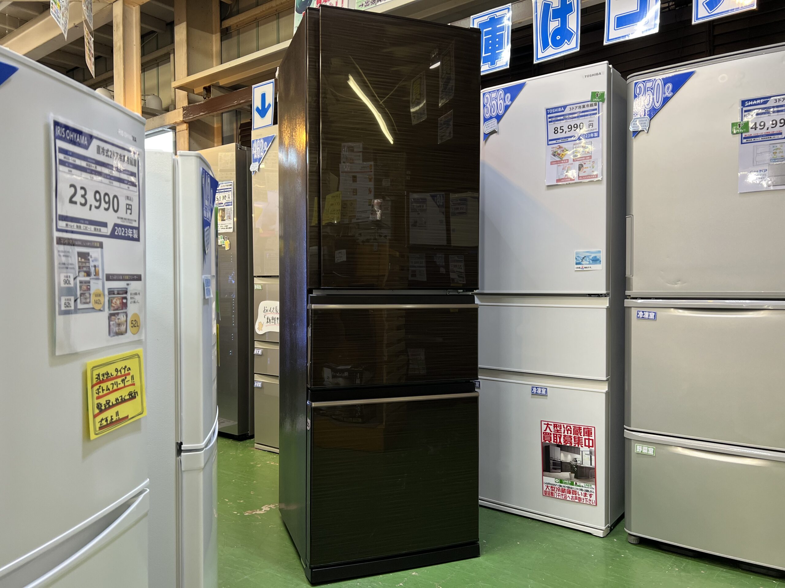 三菱 ノンフロン冷凍冷蔵庫 MR-P17H-W 2023年製 三菱 ノンフロン冷凍