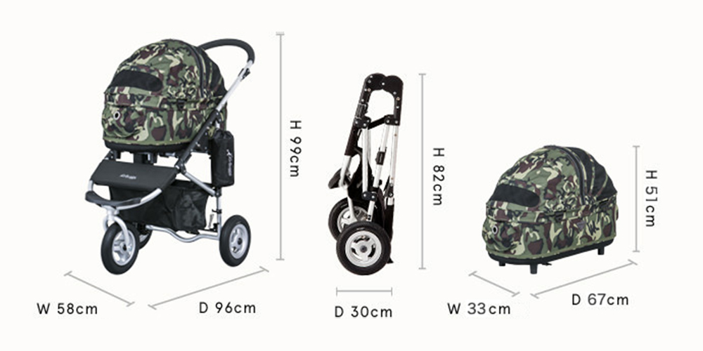 DOME2 STANDARD MODEL - AIRBUGGY FOR PET | ペットカートのエアバギー