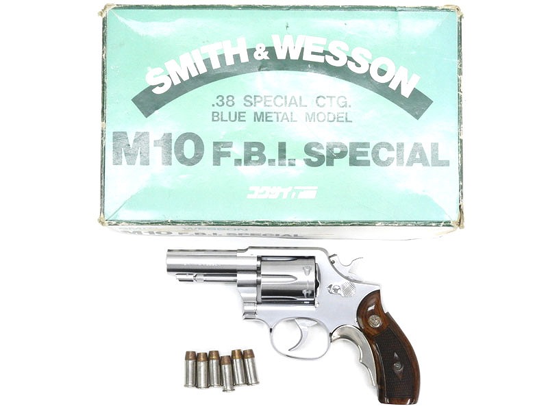 コクサイ] S&W M64 3インチ 発火モデルガン グリップカスタム 別箱 (未