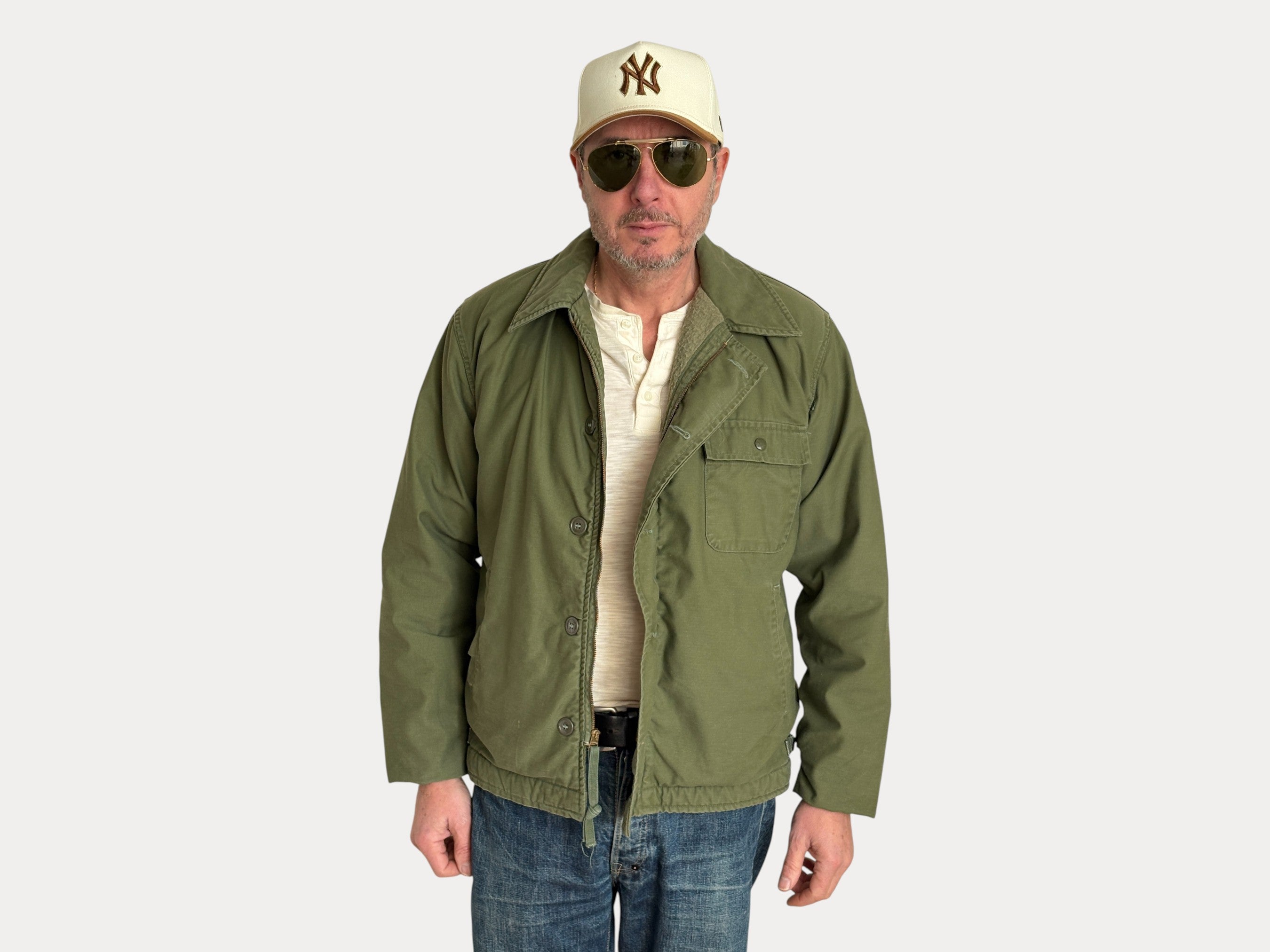 Authentic 1966 US Navy A-2 Deck Jacket | Size Large | USA – AJ357