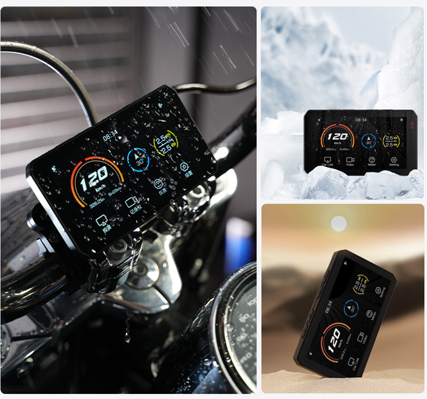 AIO-5 Lite：バイクライフを快適に。音楽やナビなどミラーリング可能な